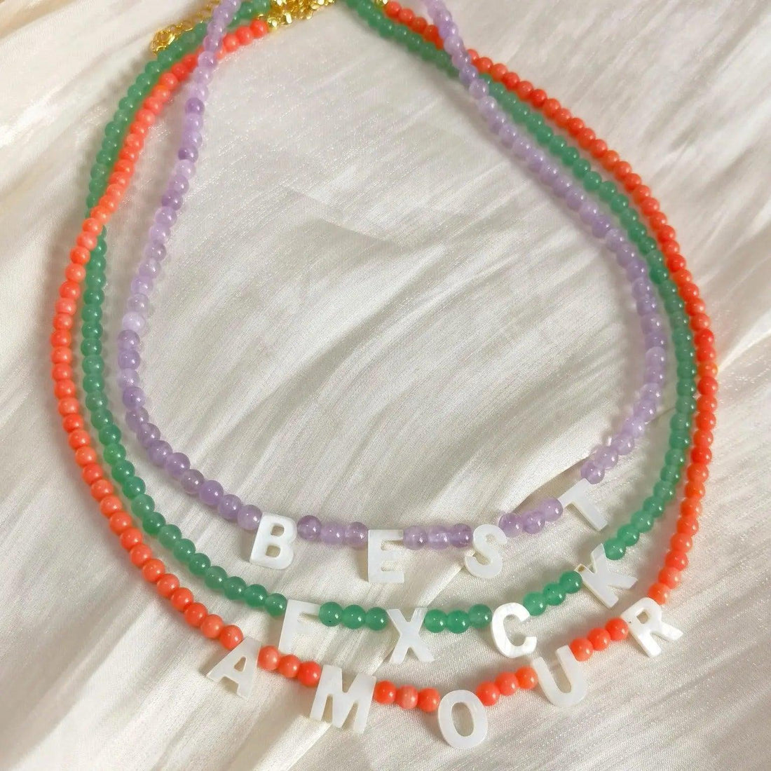 Mother Of Pearl Name Necklace - Camillaboutiqueshop