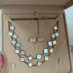 Multi 10 Motifs Clover Necklace - camillaboutiqueshop