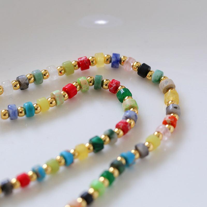 Multi Color Beads Necklace - Camillaboutiqueshop