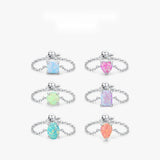 Opal Adjustable Chain Rings - camillaboutiqueshop