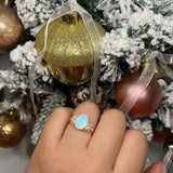 Oval Cluster Moonstone Ring - camillaboutiqueshop