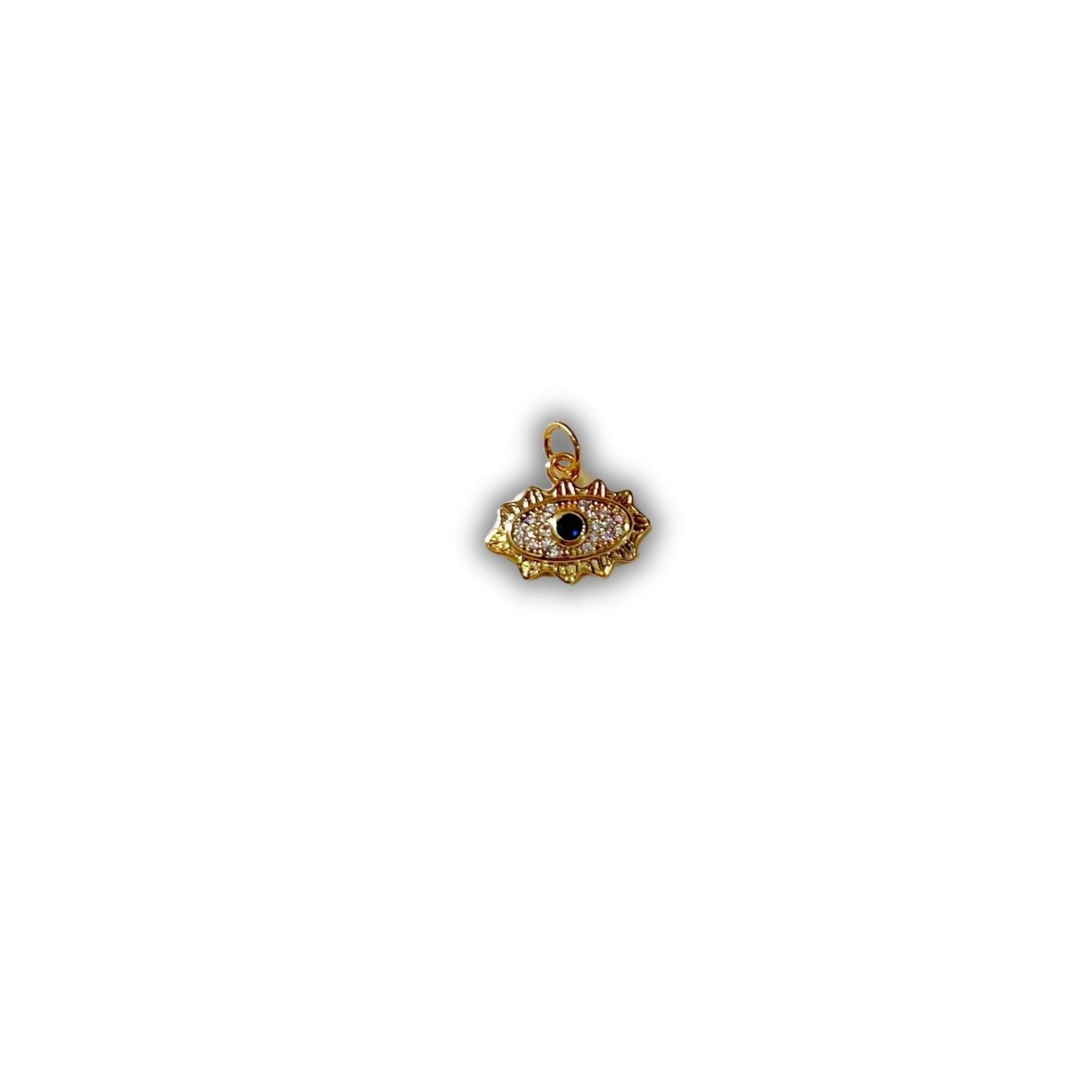 Oval Evil Eye Charm - Camillaboutiqueshop