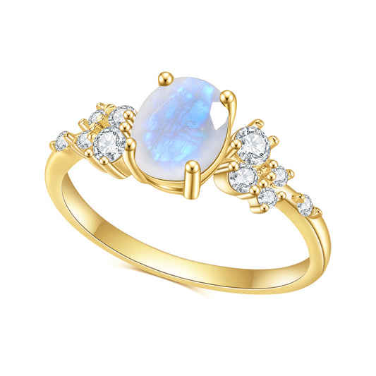 Oval Moonstone Ring - Camillaboutiqueshop