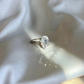 Pear Shaped CZ Ring | Sterling Silver - Camillaboutiqueco camillaboutiqueshop.com
