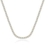 Classic Cubic Zirconia Tennis Necklace - 3mm -camillaboutiqueshop
