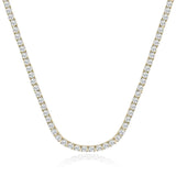 Classic Cubic Zirconia Tennis Necklace - 3mm -camillaboutiqueshop