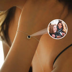 Personalized Circle Photo Bracelet - Sterling Silver - camillaboutiqueshop