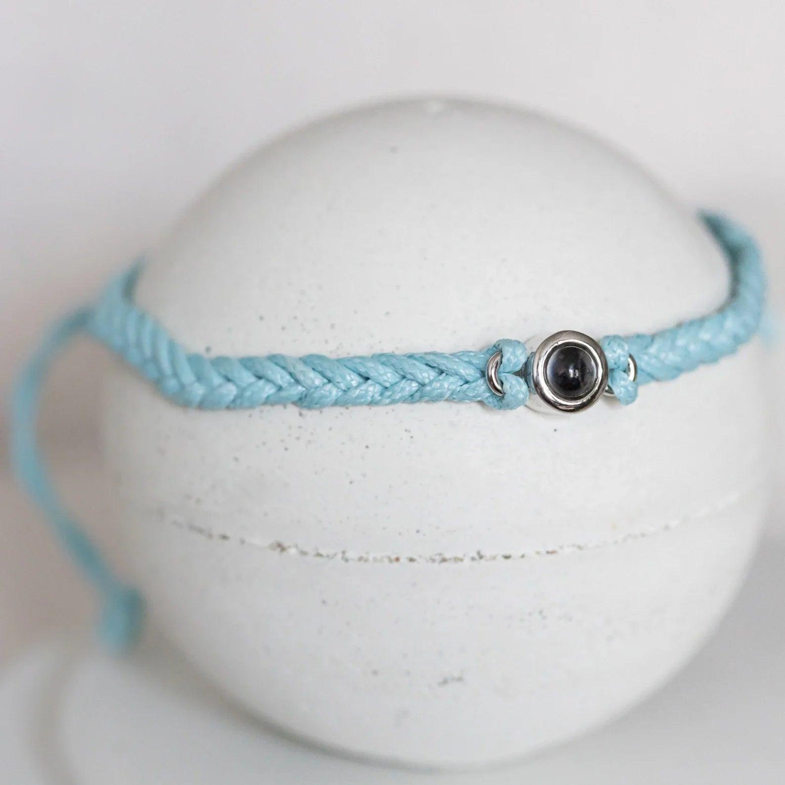 Personalized Circle Photo Bracelet With Picture Inside - Camillaboutiqueshop