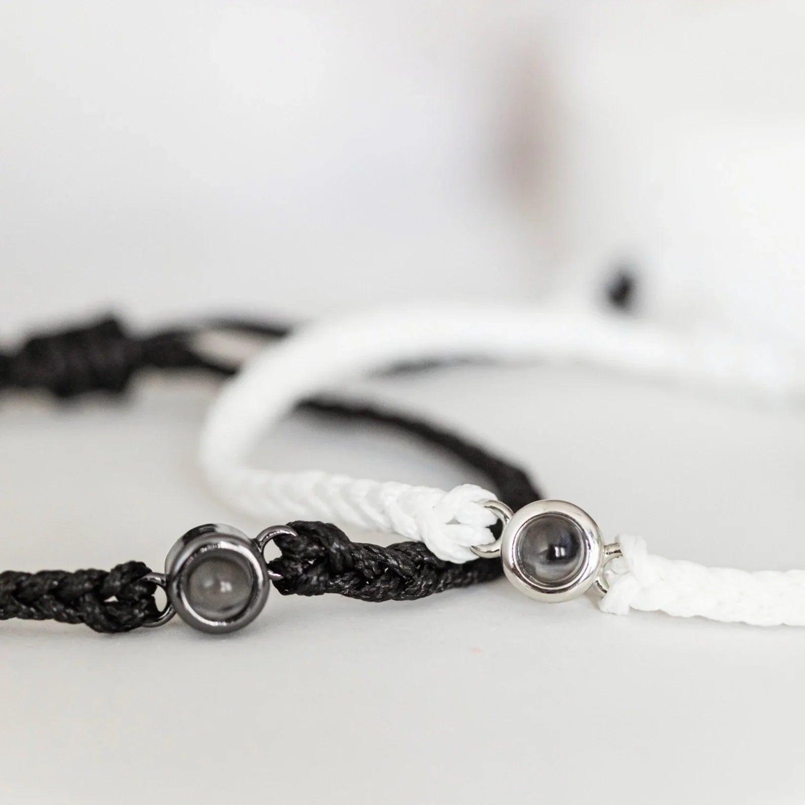 Personalized Circle Photo Bracelet With Picture Inside - Camillaboutiqueshop