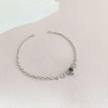 Personalized Heart Photo Projection Bracelet - Sterling Silver - Camillaboutiqueshop
