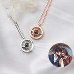 Personalized Photo Projection Necklace Direction Compass - camillaboutiqueshop
