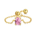 Pink Adjustable Chain Rings - Camillaboutiqueshop