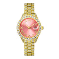 Pink Iced Out Watch -36mm - Camillaboutiqueshop