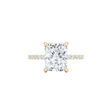 'JASMINE ' RADIANT CUT MOISSANITE RING 4CT