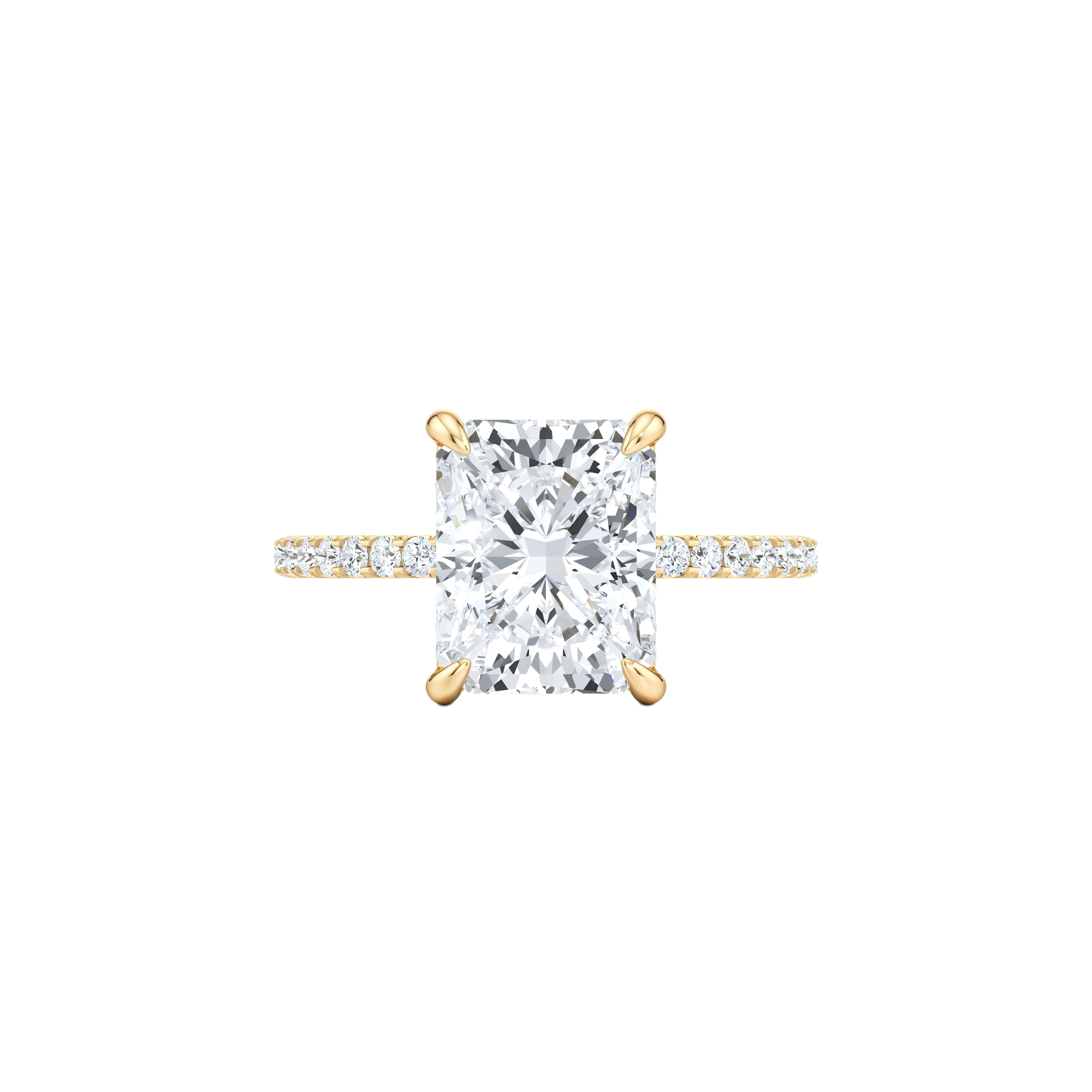 'JASMINE ' RADIANT CUT MOISSANITE RING 4CT