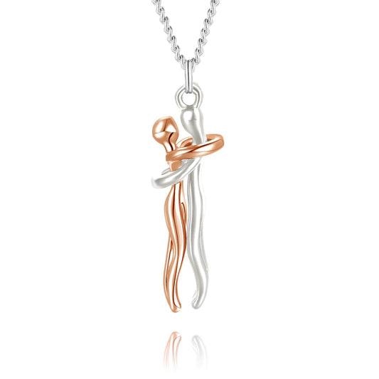 Rose Gold Hug Necklace - Camillaboutiqueshop