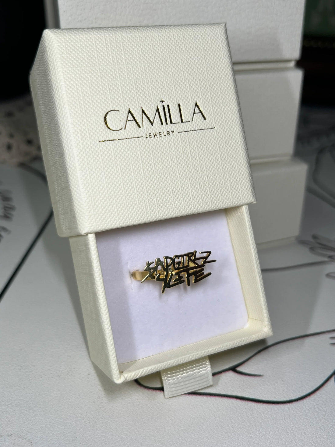 Sad girls 4 life ring - Camillaboutiqueshop
