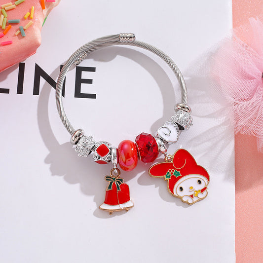 Sanrio Christmas Charm Bracelet