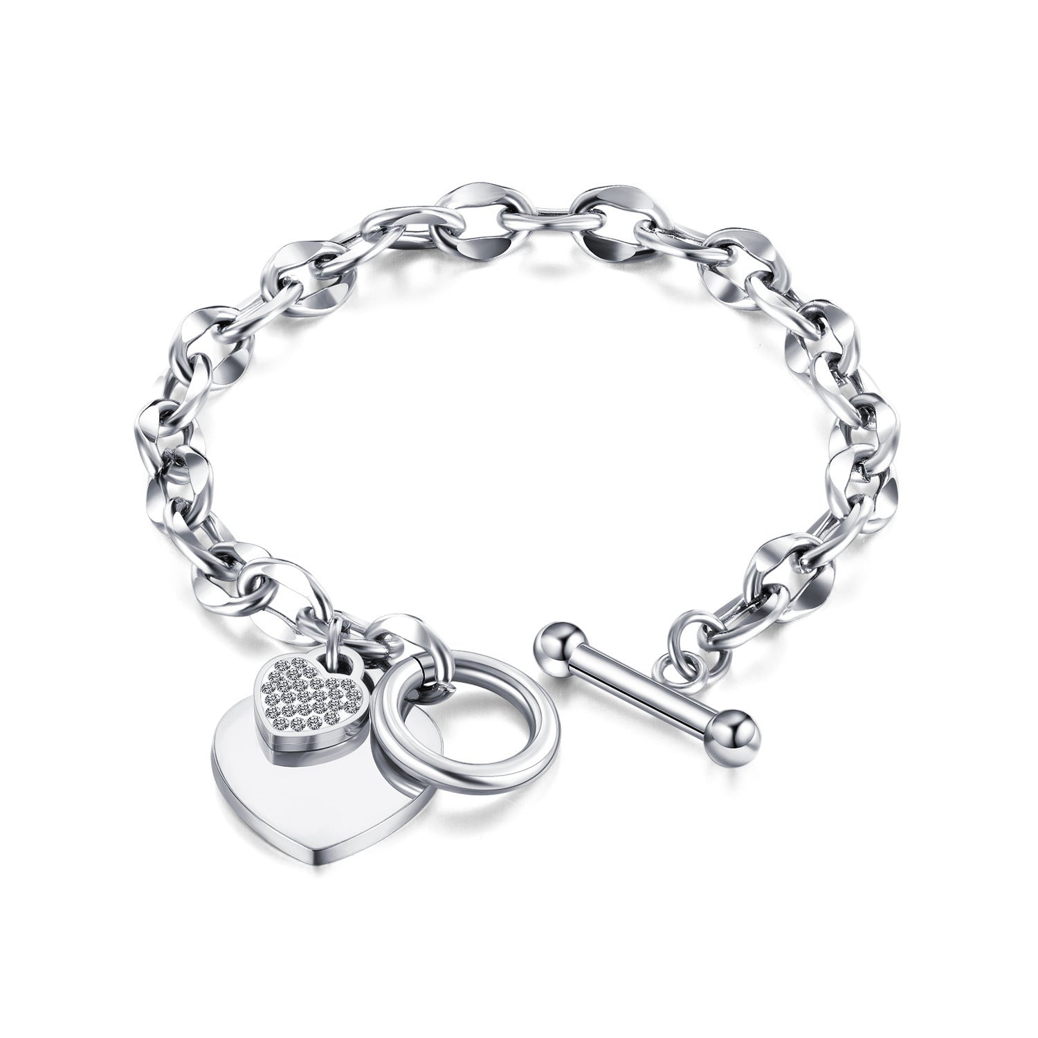 Heart Token Bracelet - camillaboutiqueshop