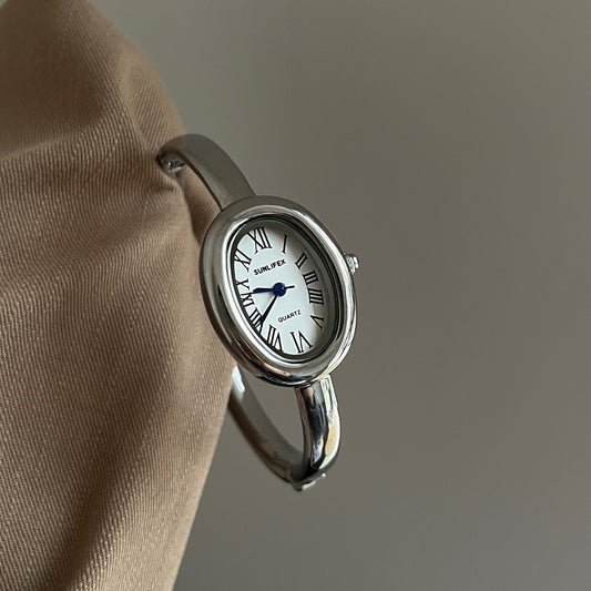 Silver Old Money Bracelet Watch - Camillaboutiqueshop