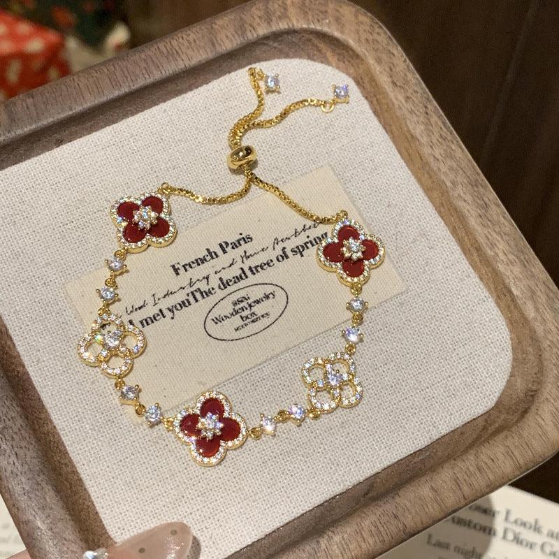 Sparkle Clover Bracelet - Camillaboutiqueshop