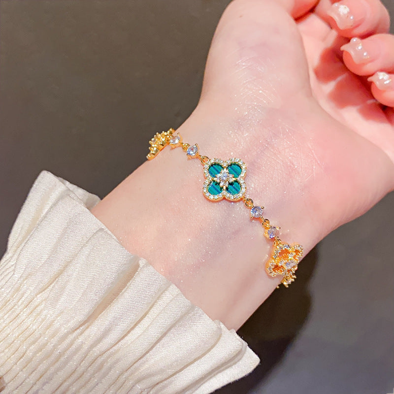 Sparkle Clover Bracelet - Camillaboutiqueshop