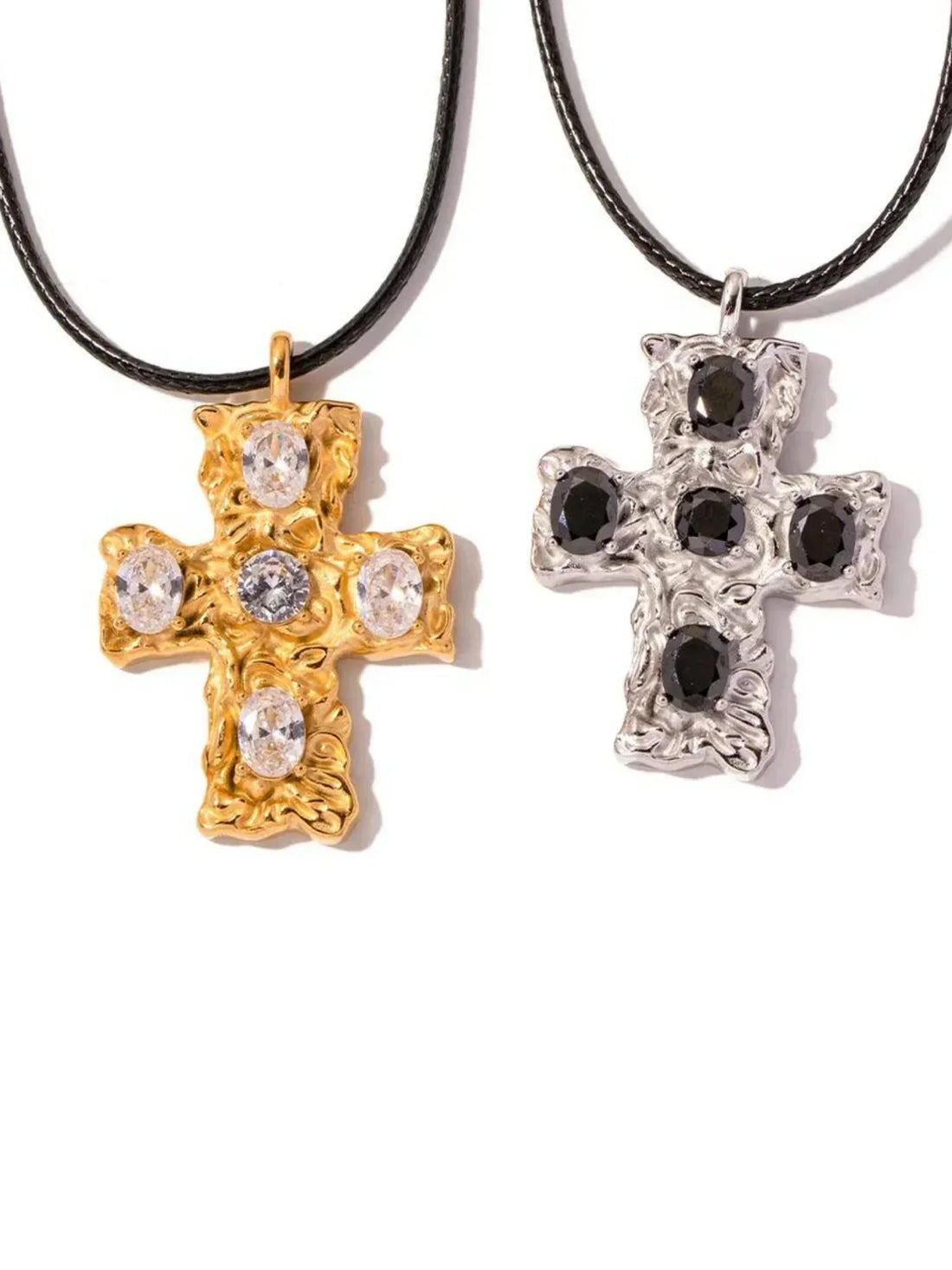 SPARKLING CROSS NECKLACE - Camillaboutiqueshop