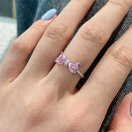 Sparkling Pink Bow Ring - camillaboutiqueshop