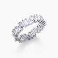 Stackable Cubic Zirconia Baguette Ring | Sterling Silver - Camillaboutiqueco camillaboutiqueshop.com