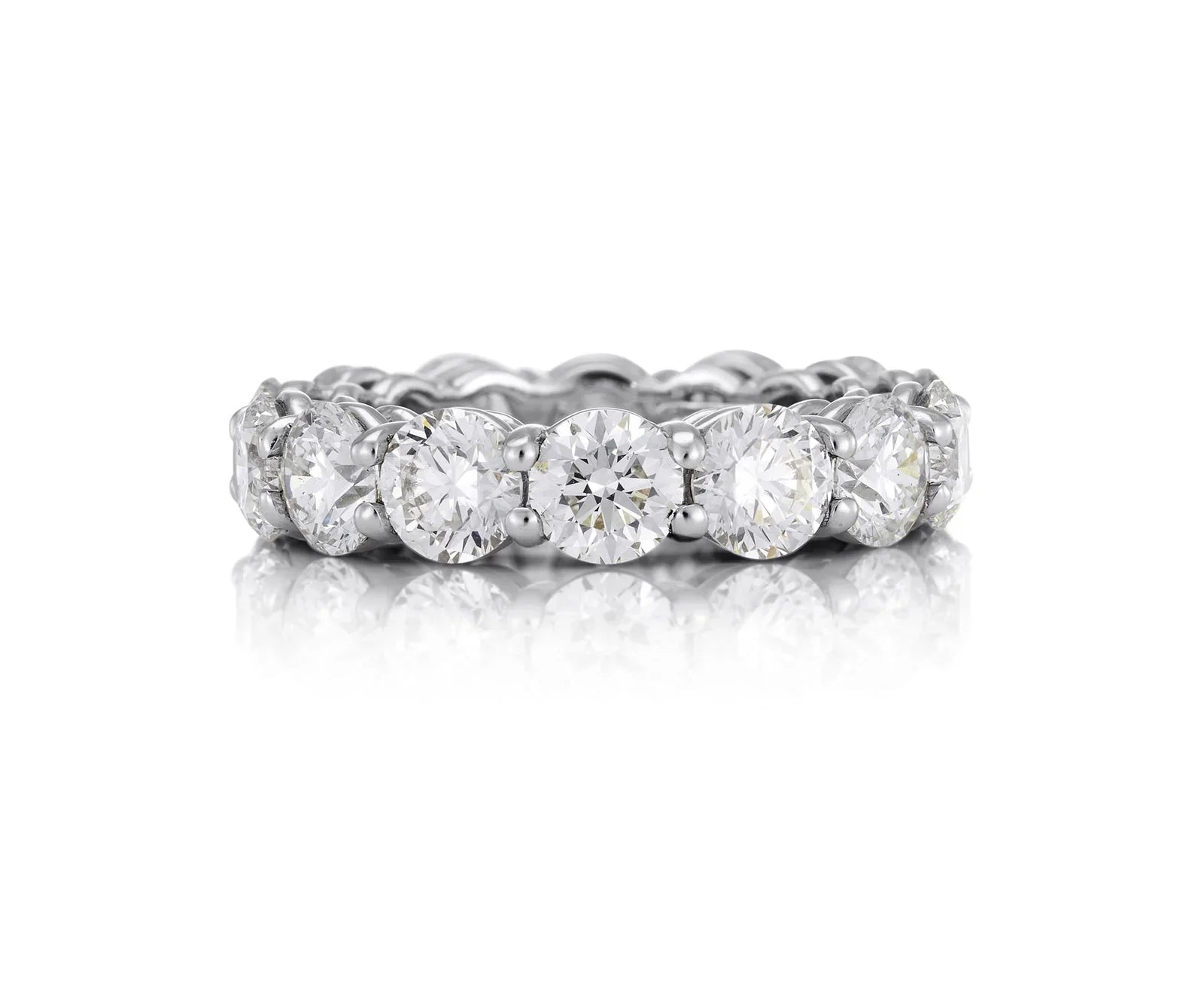 Statement Cubic Zirconia Eternity Band Ring | Sterling Silver - Camillaboutiqueco camillaboutiqueshop.com