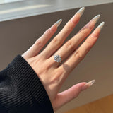 Sterling Silver 2ct 'Étoile' Ring - camillaboutiqueshop