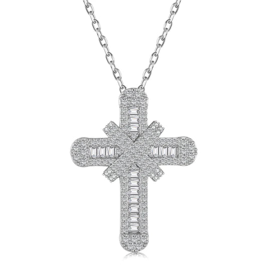 Sterling Silver Cross Pendant Necklace - Camillaboutiqueco camillaboutiqueshop.com