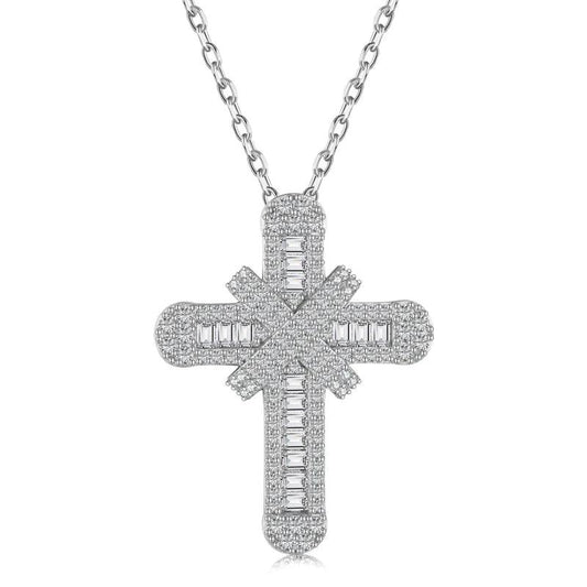 Sterling Silver Cross Necklace - Camillaboutiqueshop