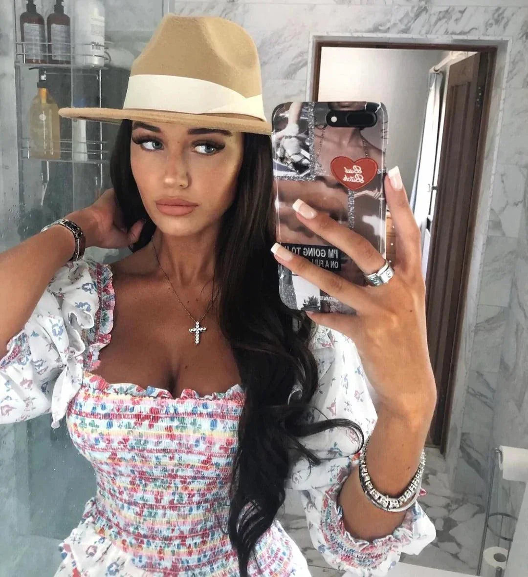 Sterling Silver Mini Cross Pendant Necklace - camillaboutiqueshop