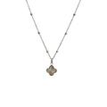 Textured Clover Necklace - Camillaboutiqueshop