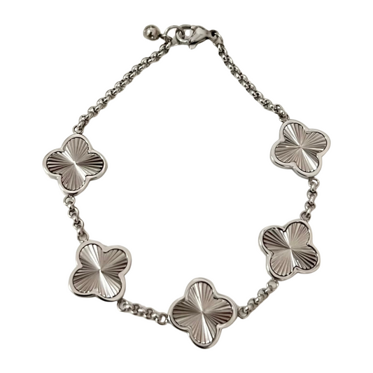 Textured Multi Clover Bracelet - Camillaboutiqueshop