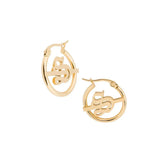 The Old English Letter Hoops - camillaboutiqueshop