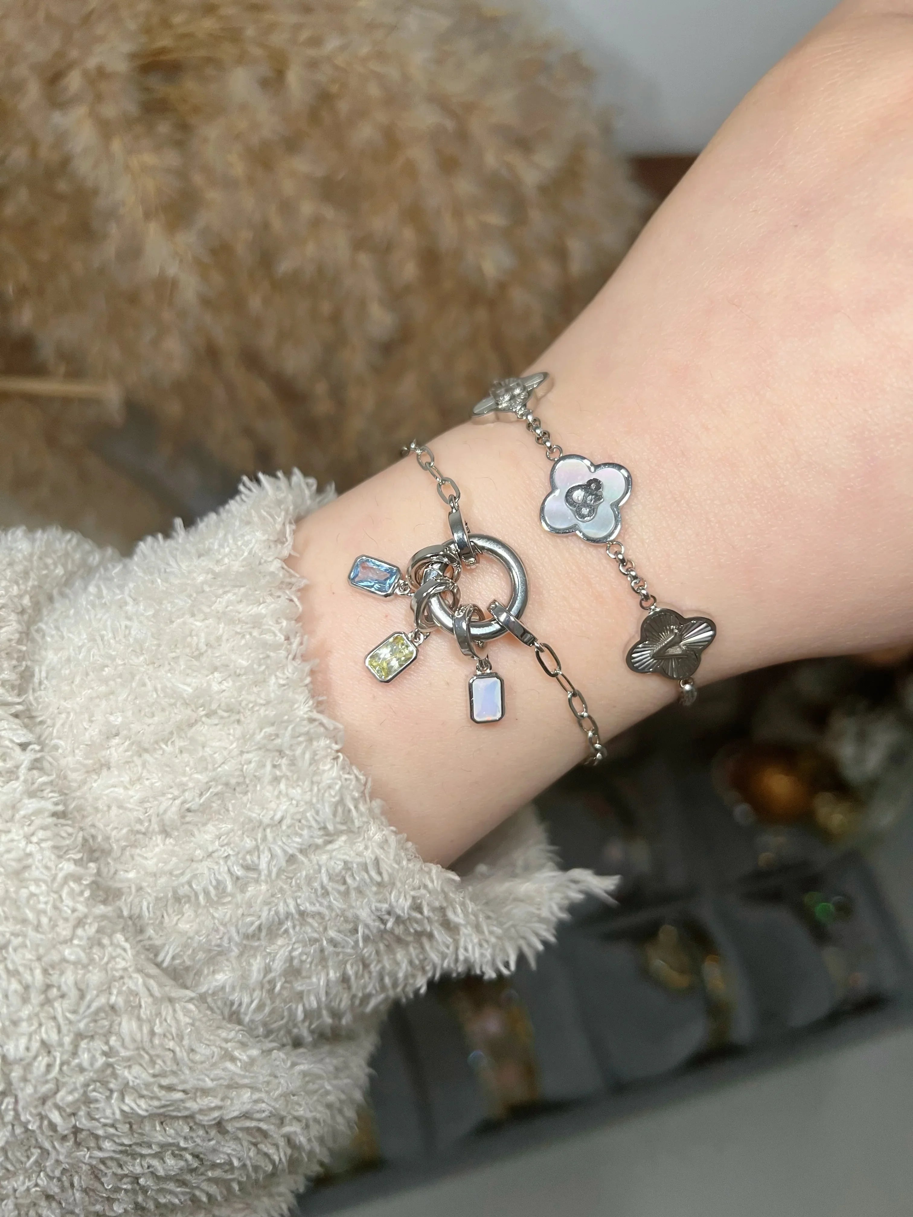 Three Birthstone Bracelet - Camillaboutiqueshop