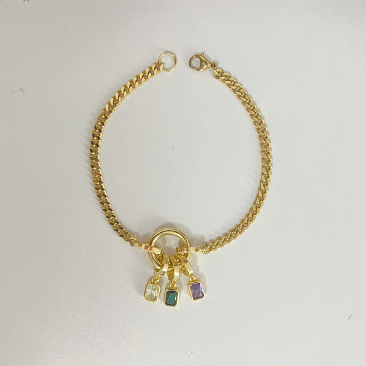 Three Birthstone Bracelet - Camillaboutiqueshop