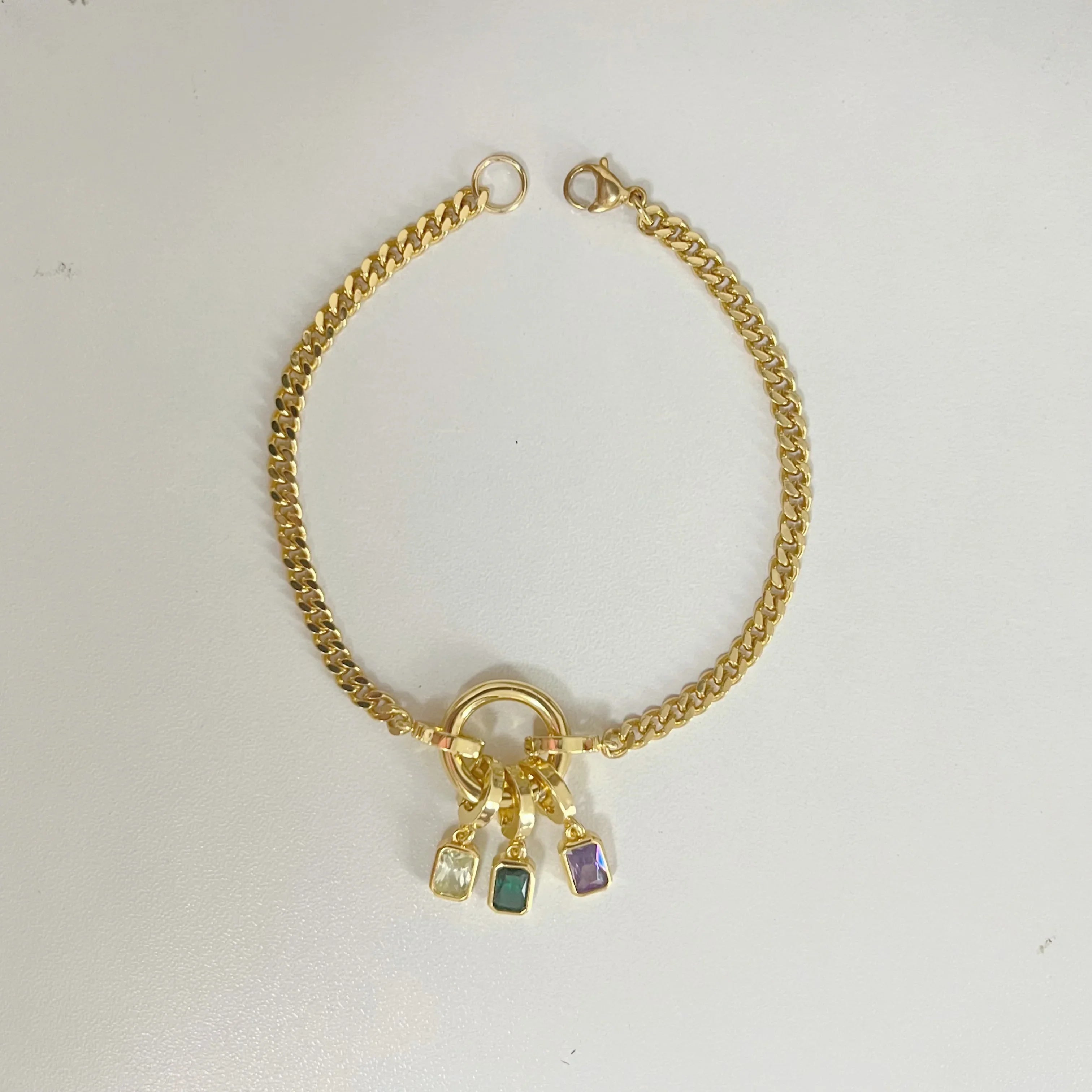 Three Birthstone Bracelet - Camillaboutiqueshop
