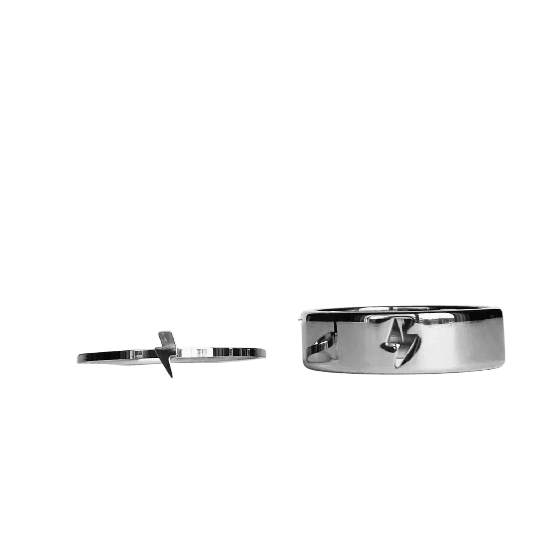 Thunder Puzzle Matching Couple Rings - Camillaboutiqueshop