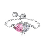 Toi Et Moi Adjustable Chain Rings - camillaboutiqueshop