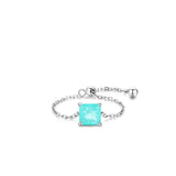 Tourmaline Adjustable Chain Ring - camillaboutiqueshop