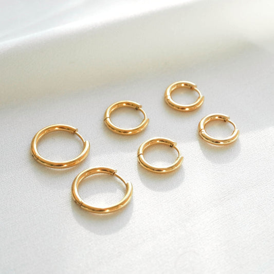 Triple Hoop Earrings Set - Camillaboutiqueshop