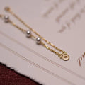 Two-Way Gold Pearl Star Ear Climber/Jaket-Gold Star Pearl Dangle Earring - Camillaboutiqueshop