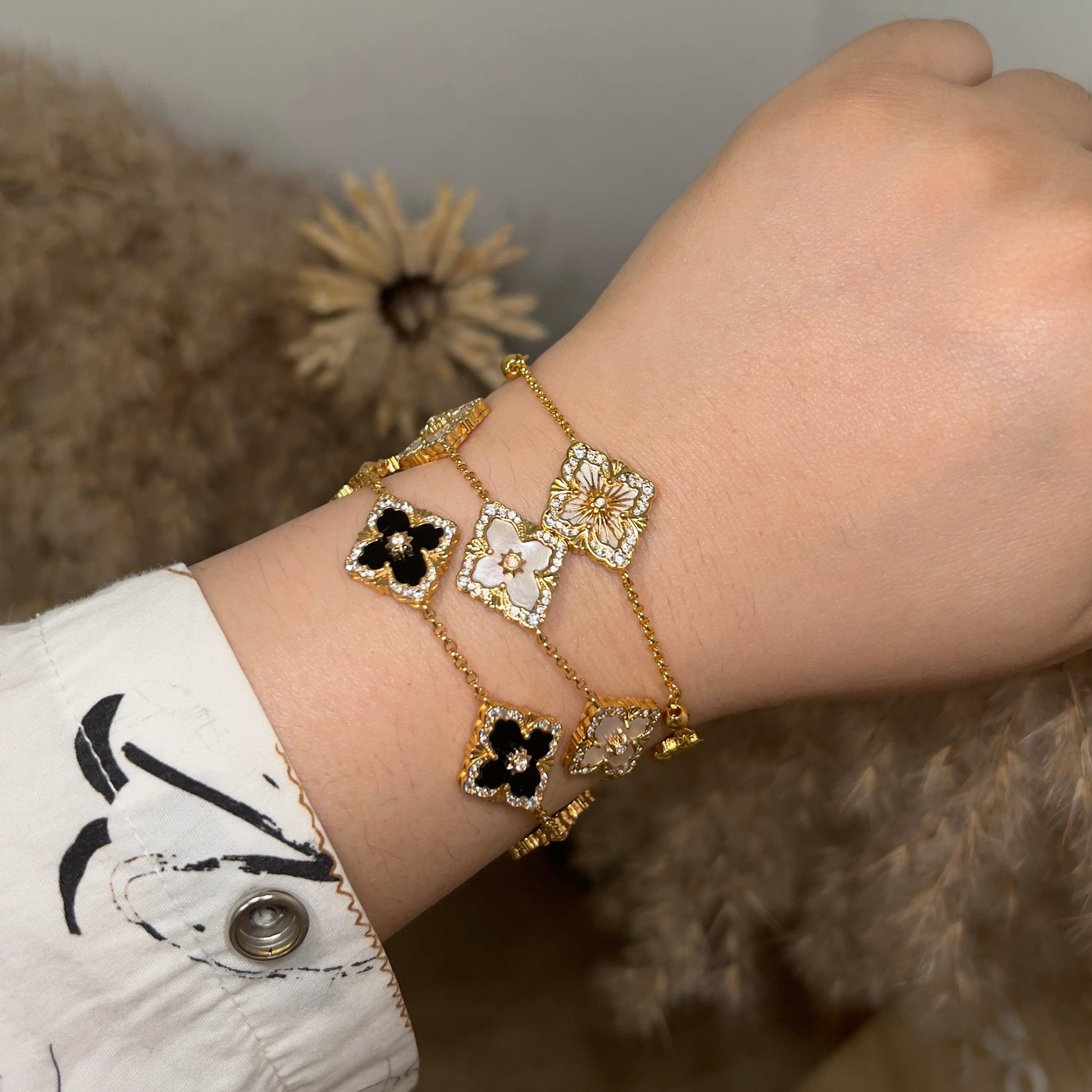 Vintage Single Clover Bracelet - Camillaboutiqueshop
