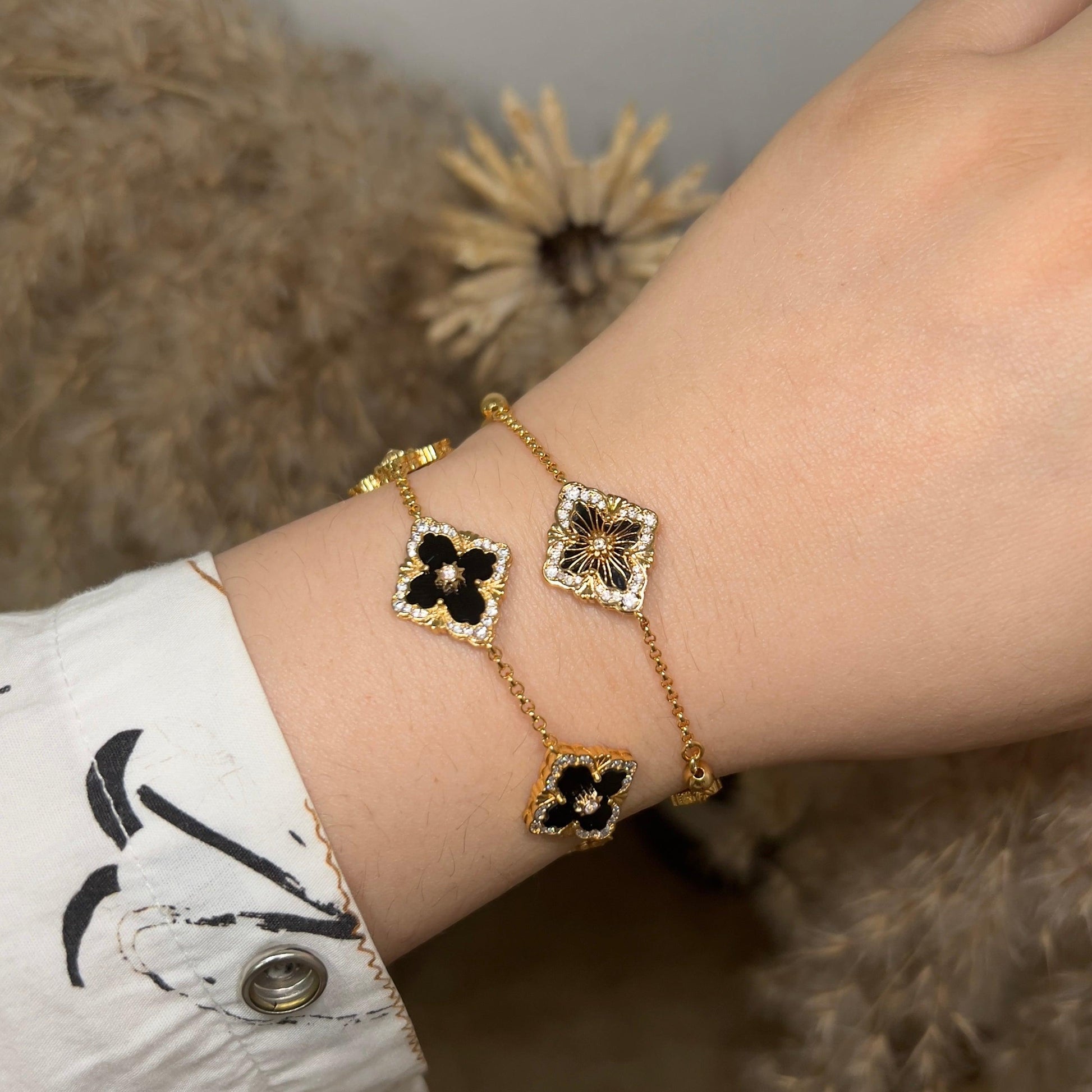 Vintage Single Clover Bracelet - Camillaboutiqueshop