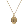 Virgin Mary Necklace In Gold & Silver Color - Camillaboutiqueco camillaboutiqueshop.com