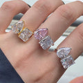 XL Toi Et Moi Crushed Ice Cocktail Ring - Camillaboutiqueshop