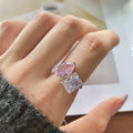 XL Toi Et Moi Crushed Ice Cocktail Ring - Camillaboutiqueshop